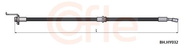 92.BH.HY032 COFLE fékcső