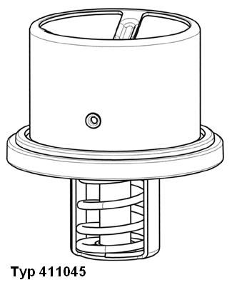 411045.82D WAHLER termosztát, hűtőfolyadék