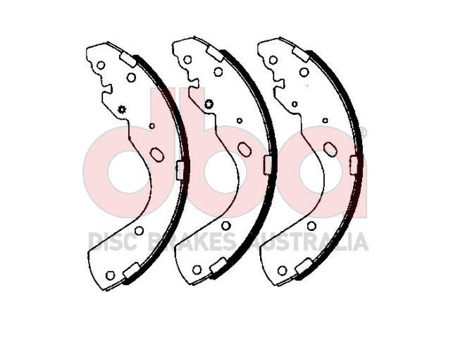 Street Series Brake Shoes [Ford Ranger/ Mazda BT50 295mm] - TecDoc Only
