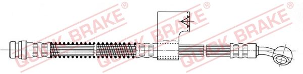 50.817 QUICK BRAKE fékcső