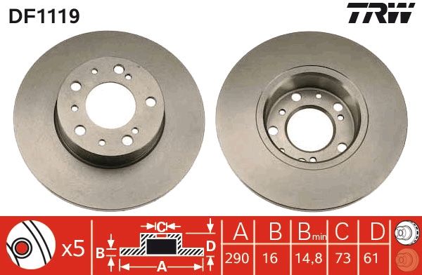 PAIRE DE DISQUES  9900