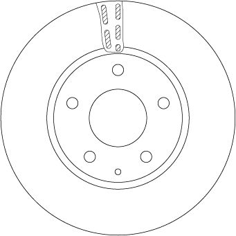 TRW BRAKE DISC - TecDoc 2