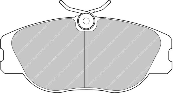 FERODO RACING FCP565W - Bremsbelagsatz, Scheibenbremse DS1.11