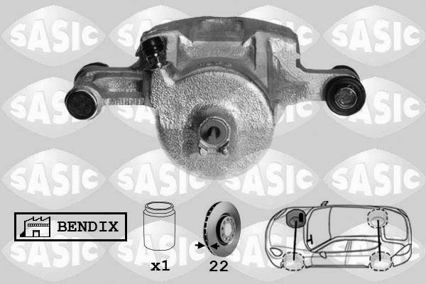 SCA6121 SASIC féknyereg