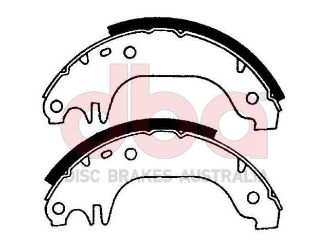 Street Series Brake Shoes [Peugot 205 180mm] - TecDoc Only