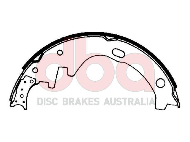 Street Series Brake Shoes [Nissan 720/Cabstar/Urvan 1979-86 254mm] - TecDoc Only