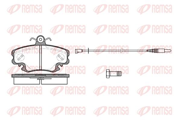 Brake Pad Set, disc brake 0141.30