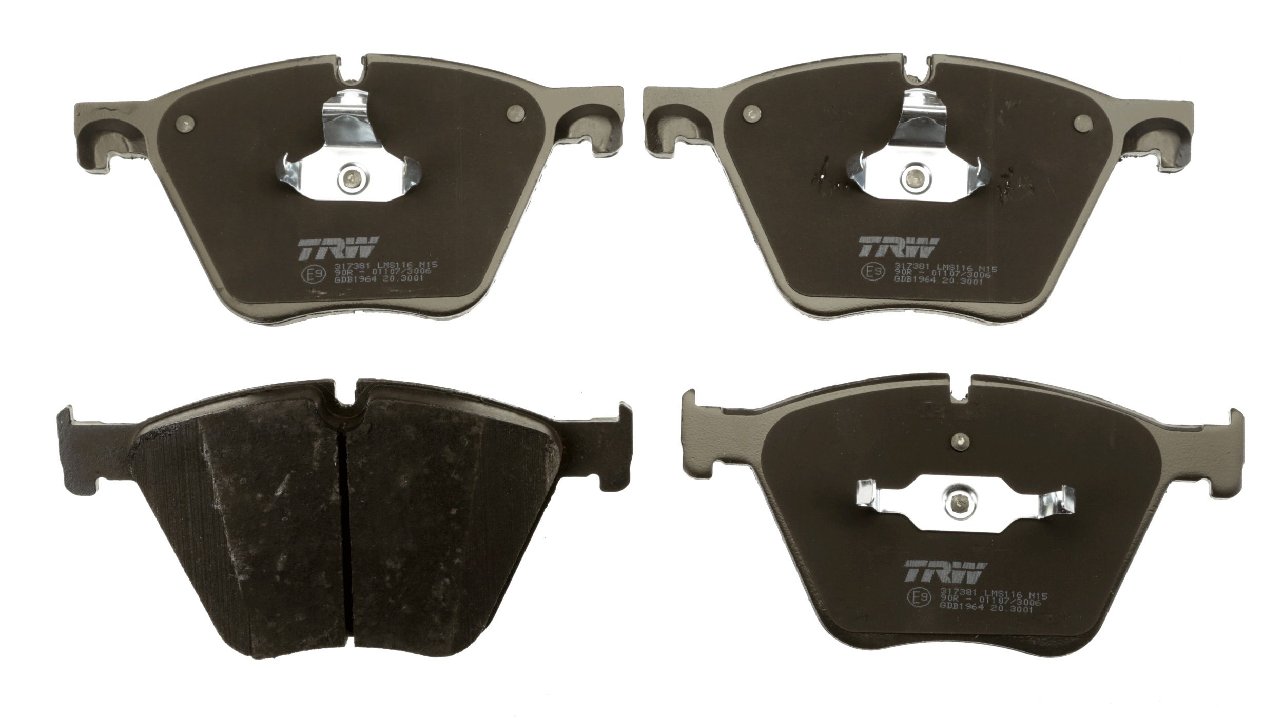 TRW DISC BRAKE PADS - TecDoc 2