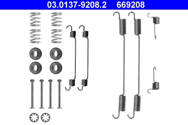 Accessory Kit, brake shoes 03.0137-9208.2