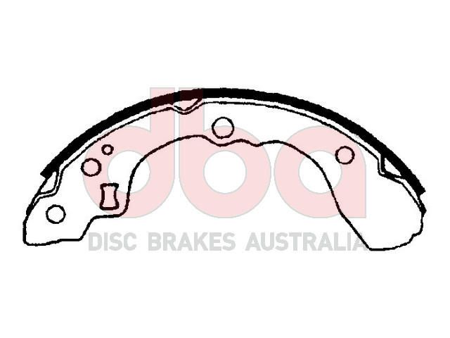 Street Series Brake Shoes [Ford Telstar/ Mazda 626 200mm] - TecDoc Only