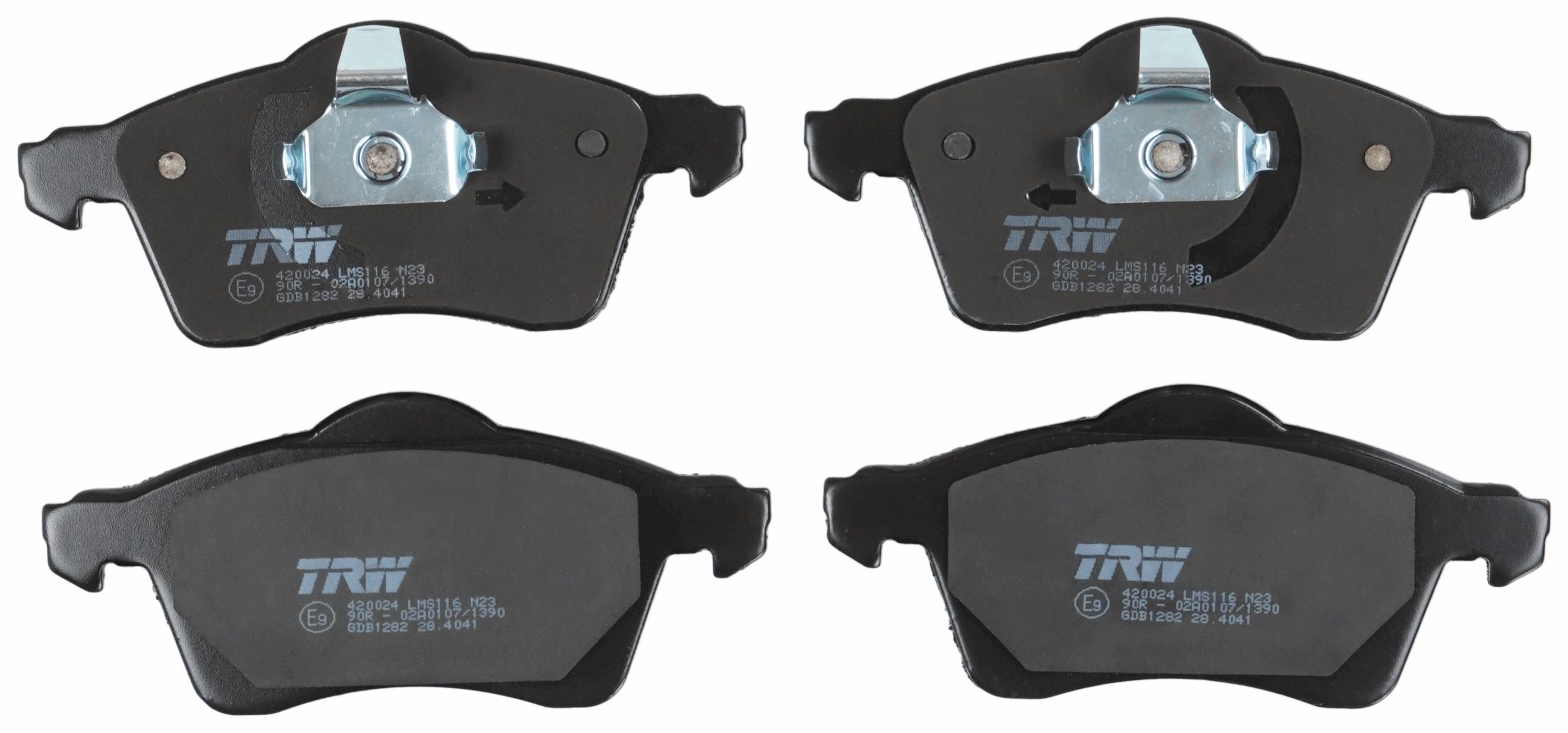 TRW DISC BRAKE PADS - TecDoc 2