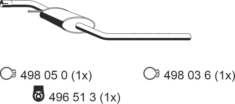 Mittelschalld&auml;mpfer