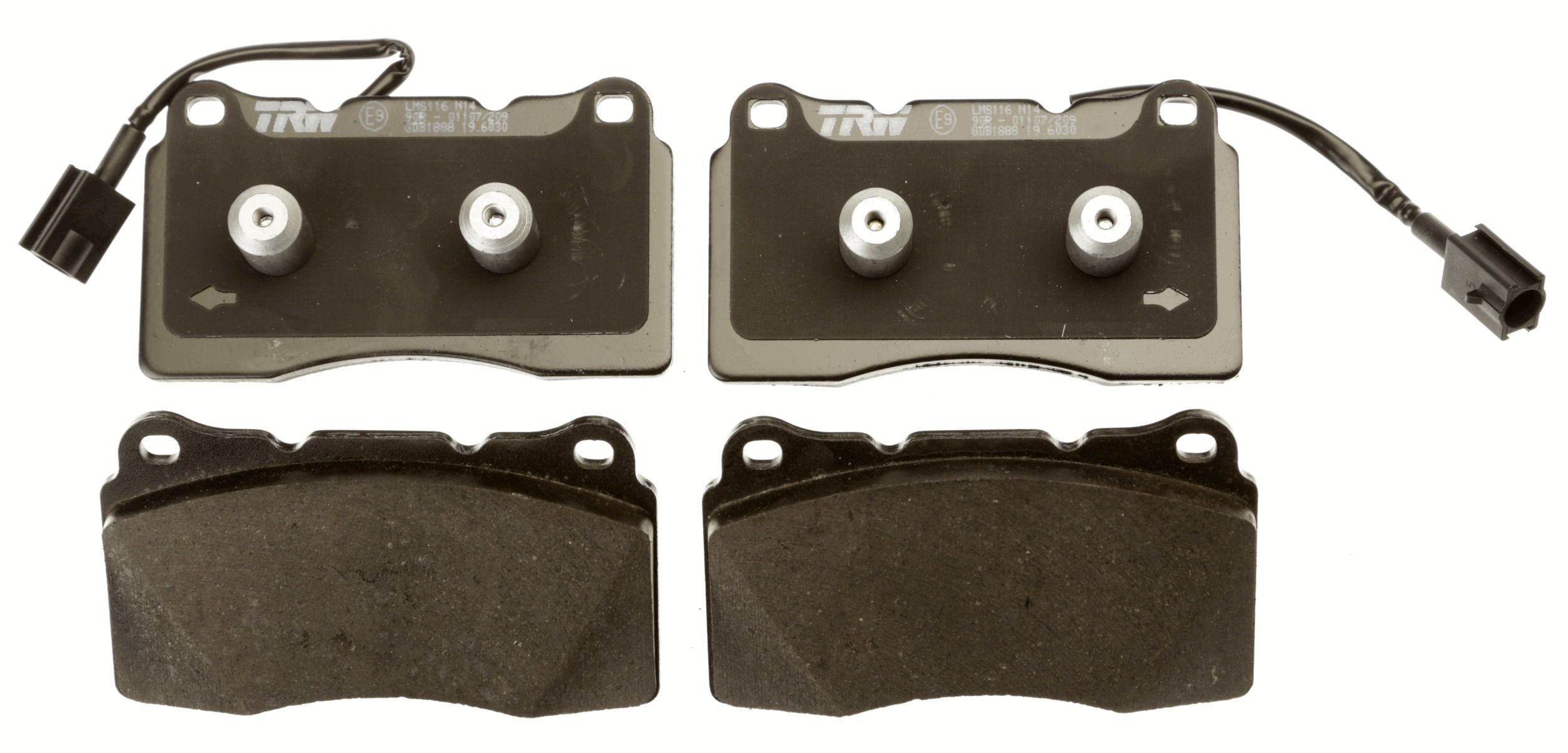 TRW DISC BRAKE PADS - TecDoc 2