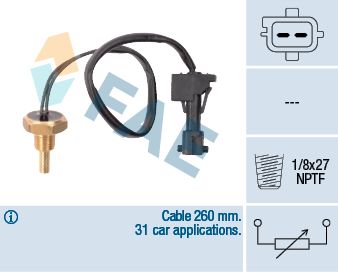 Sensor, Kühlmitteltemperatur