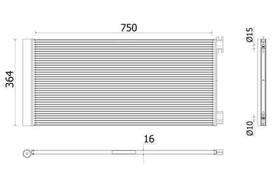 Kondensator, Klimaanlage