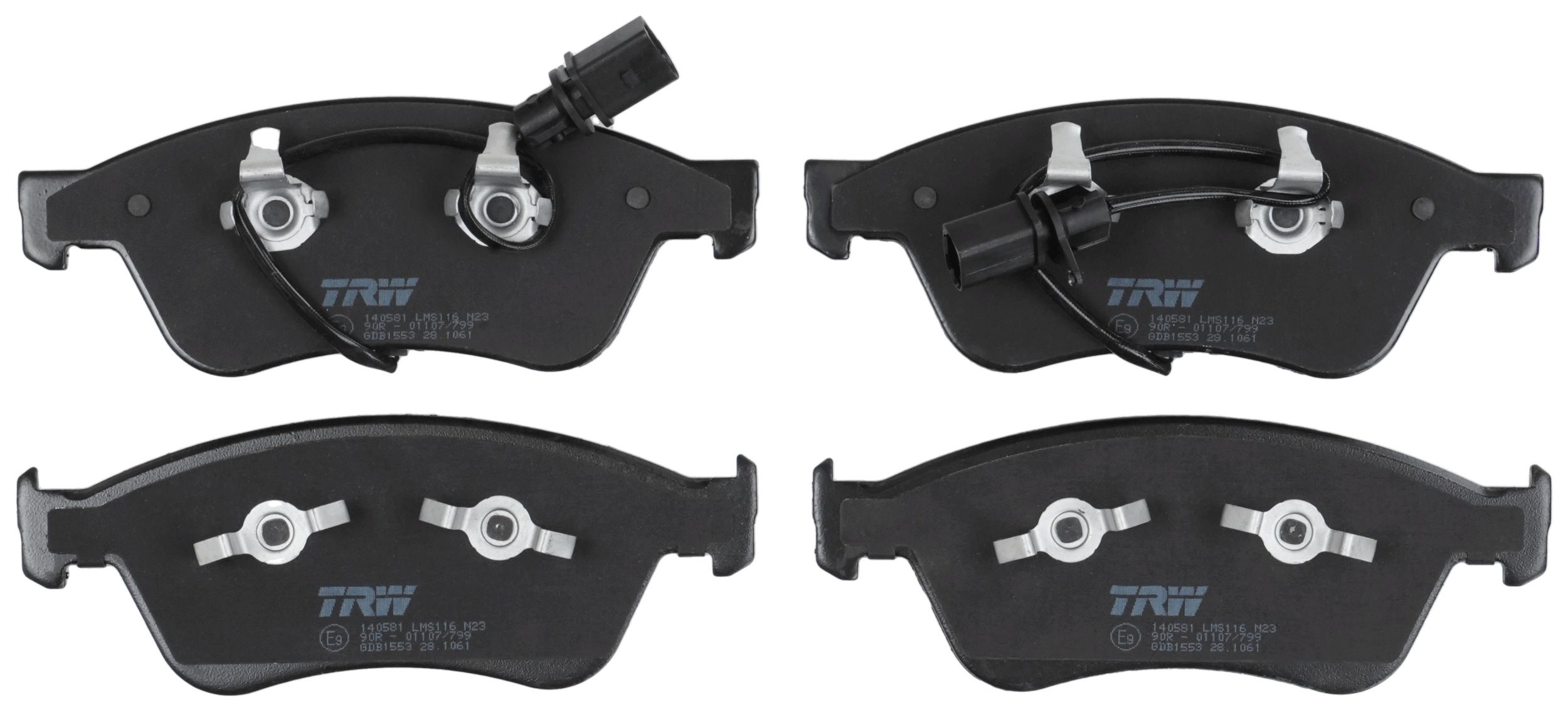 TRW DISC BRAKE PADS - TecDoc 2