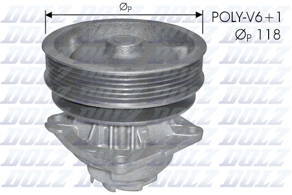 Water Pump, engine cooling S224