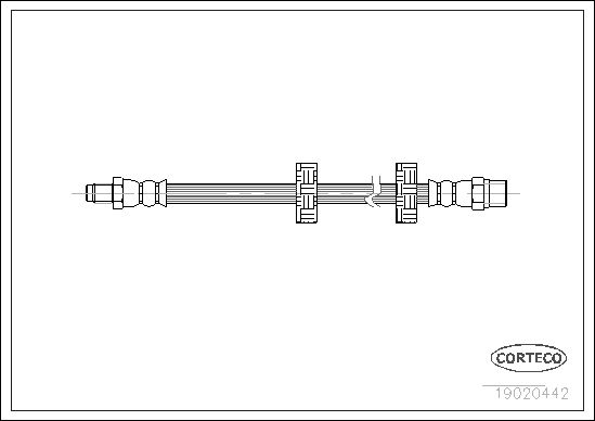 FLEXIBLE DE FREIN AUDI, VW  0705