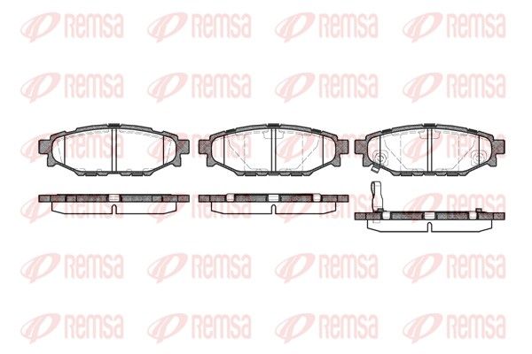 Premium Rear Brake Pad Set Premium Rear Brake Pad Set