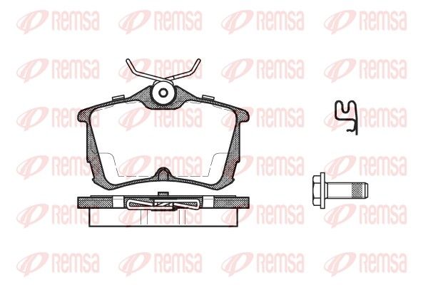 Brake Pad Set, disc brake 0695.02