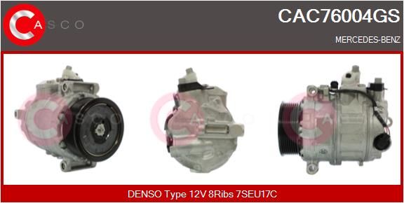 CAC76004GS CASCO Genuine kompresszor, klíma