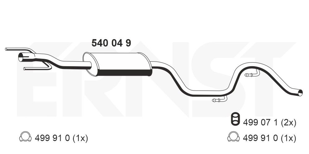 Mittelschalld&auml;mpfer