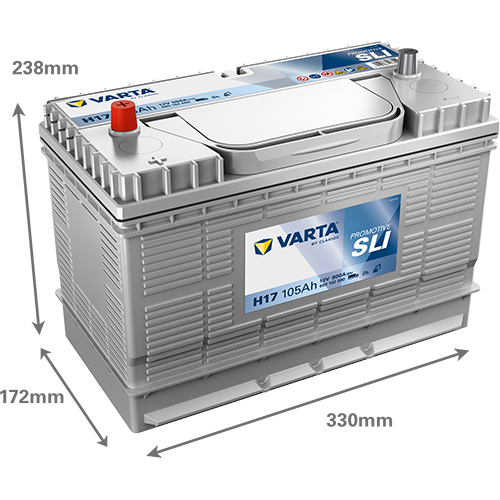 VARTA PROmotive HD H17 12V 105Ah 800A/EN gefüllt VARTA PROmotive HD H17 12V 105Ah 800A/EN gefüllt