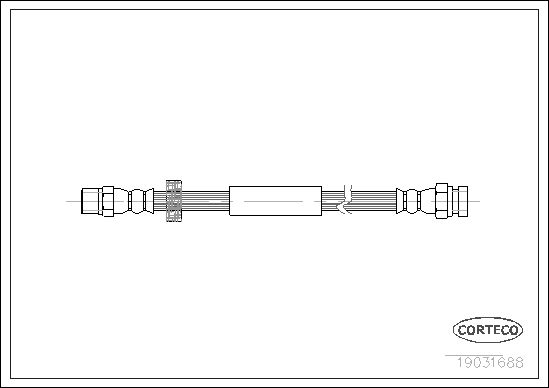 Brake Hose 19031688