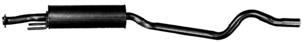 Mittelschalldämpfer