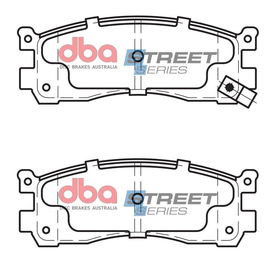 DBA SS STREET SERIES BRAKE PADS [ Eunos & Mazda 1990-2014 R ] - TecDoc Only