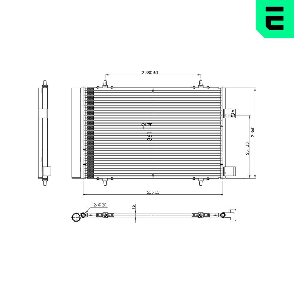 Kondensator, Klimaanlage