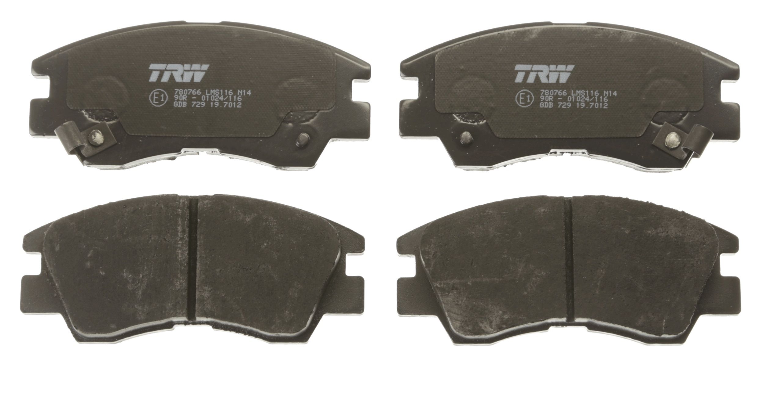TRW DISC BRAKE PADS - TecDoc 2