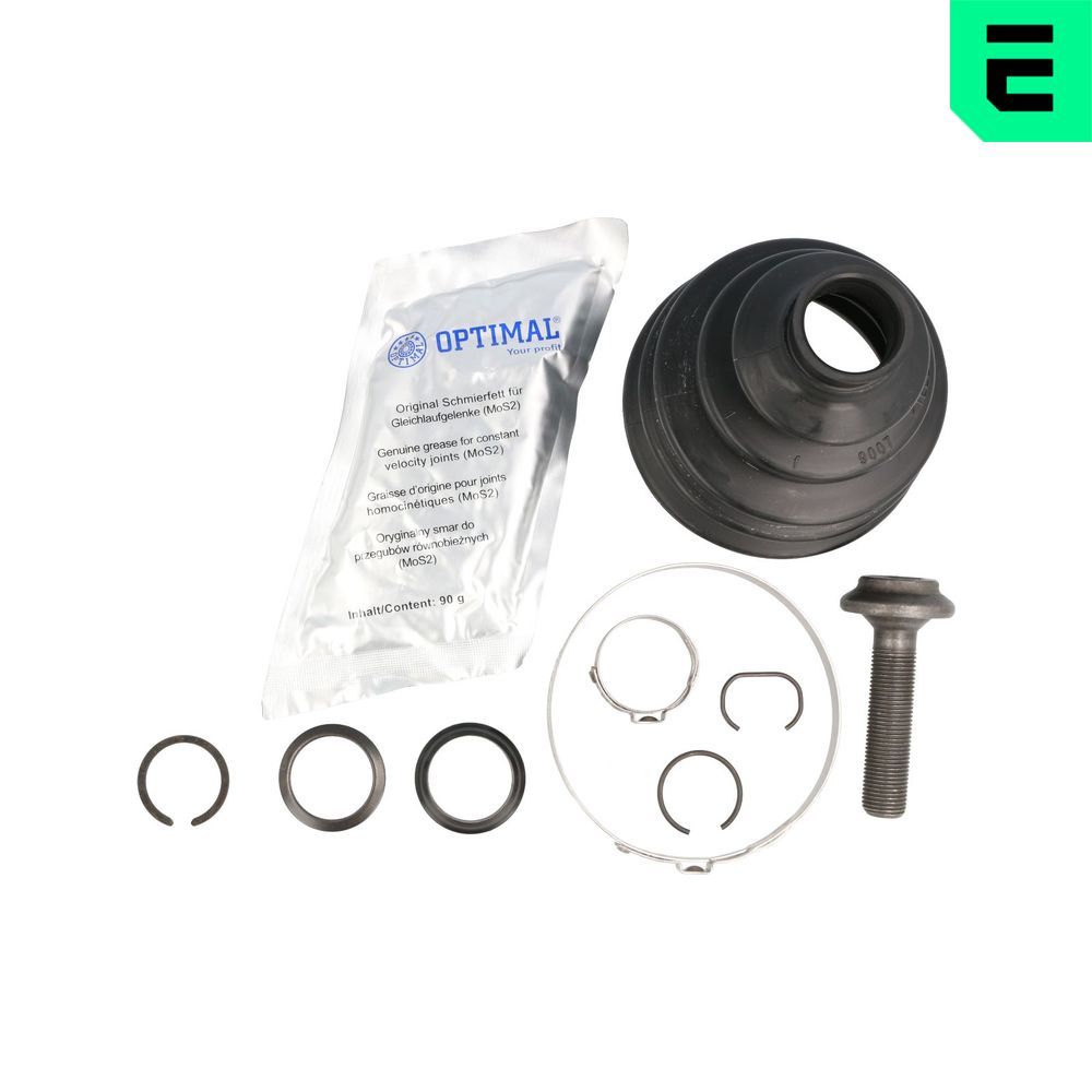 Faltenbalgsatz, Antriebswelle