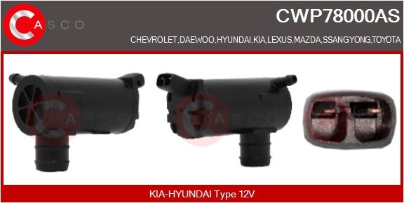 Waschwasserpumpe, Scheibenreinigung