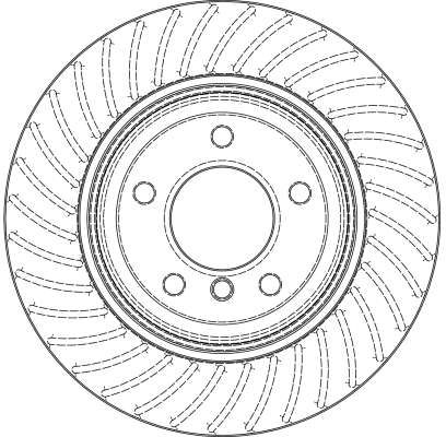 TRW BRAKE DISC - TWIN PACK - TecDoc 2
