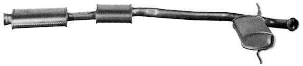Mittelschalldämpfer