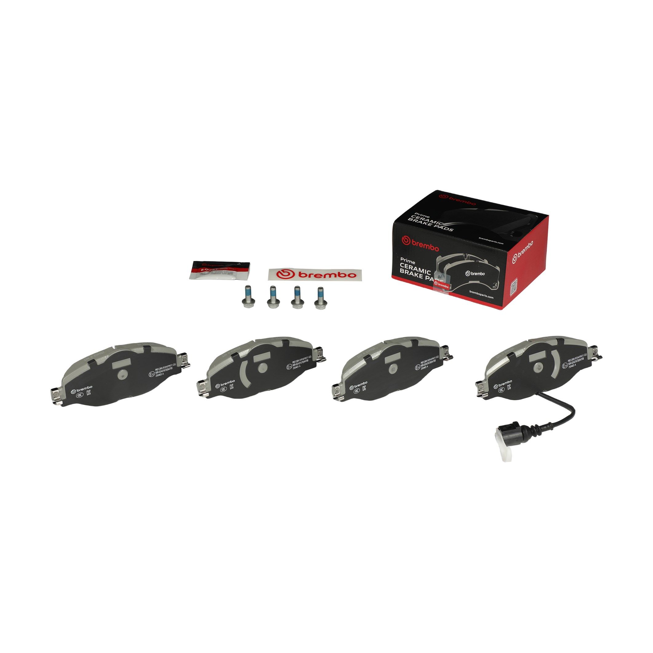 BREMBO DISC PAD -  VW GOLF 1.4 MK7 12-14 (FRT) * 1 W/Sensor - TecDoc 1