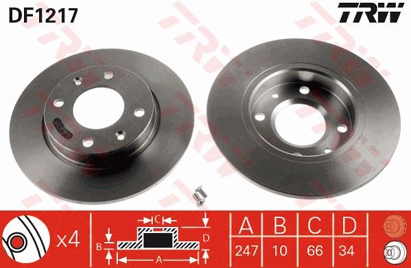 PAIRE DE DISQUES  9900