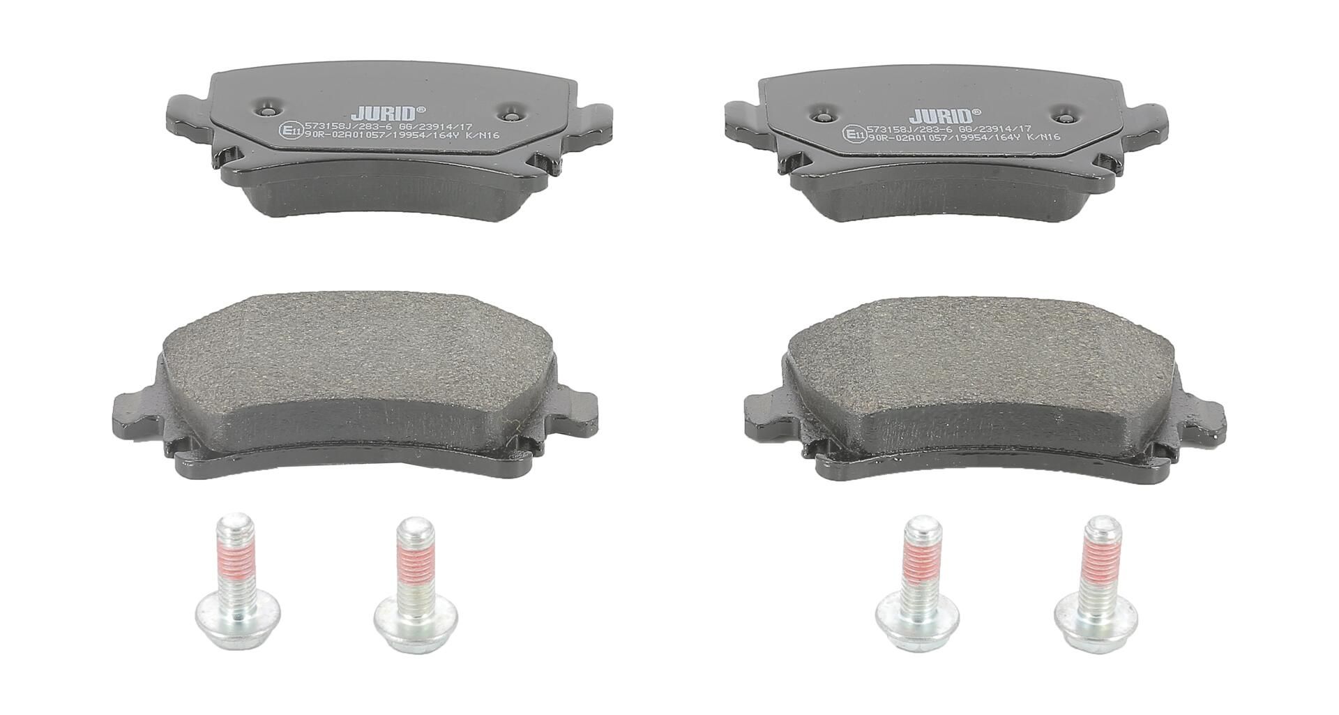 Bremsbelagsatz, Scheibenbremse