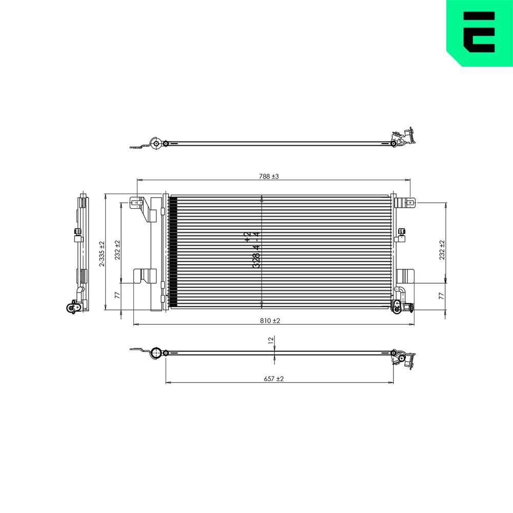 ERA 667369 - Kondensator, Klimaanlage