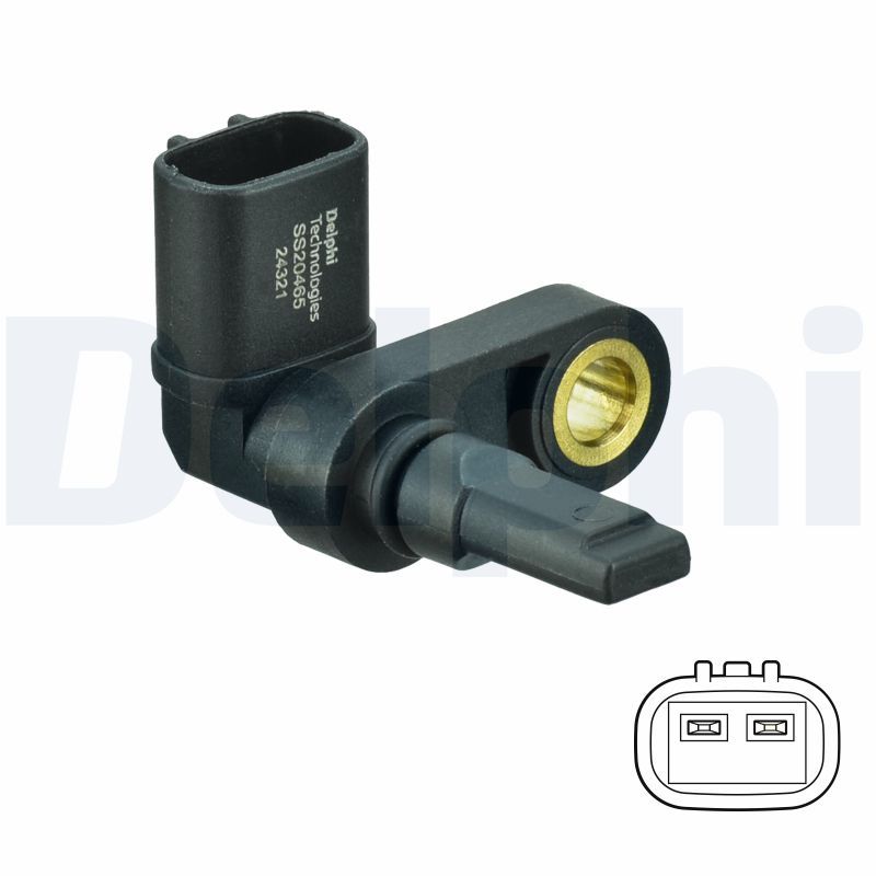 DELPHI SS20465 - Sensor, Raddrehzahl