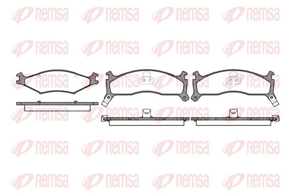 Brake Pad Set, disc brake 0600.02