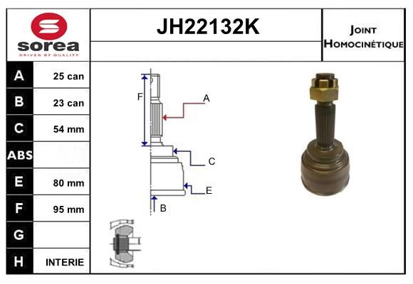 KIT CV JOINT AVEC KR - GALANT