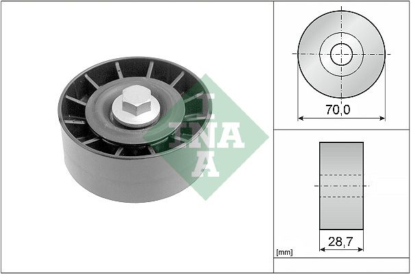 Deflection/Guide Pulley, V-ribbed belt 532 0254 10