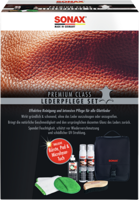 SONAX PREMIUM CLASS LederPflegeSet / 7 Teile