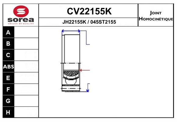 Gelenksatz, Antriebswelle