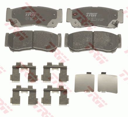 TRW DISC BRAKE PADS - TecDoc 2
