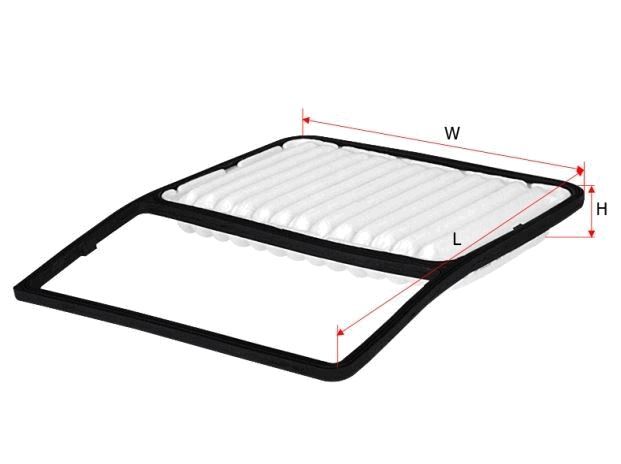 AIR FILTER 17801-B010 - TecDoc Only
