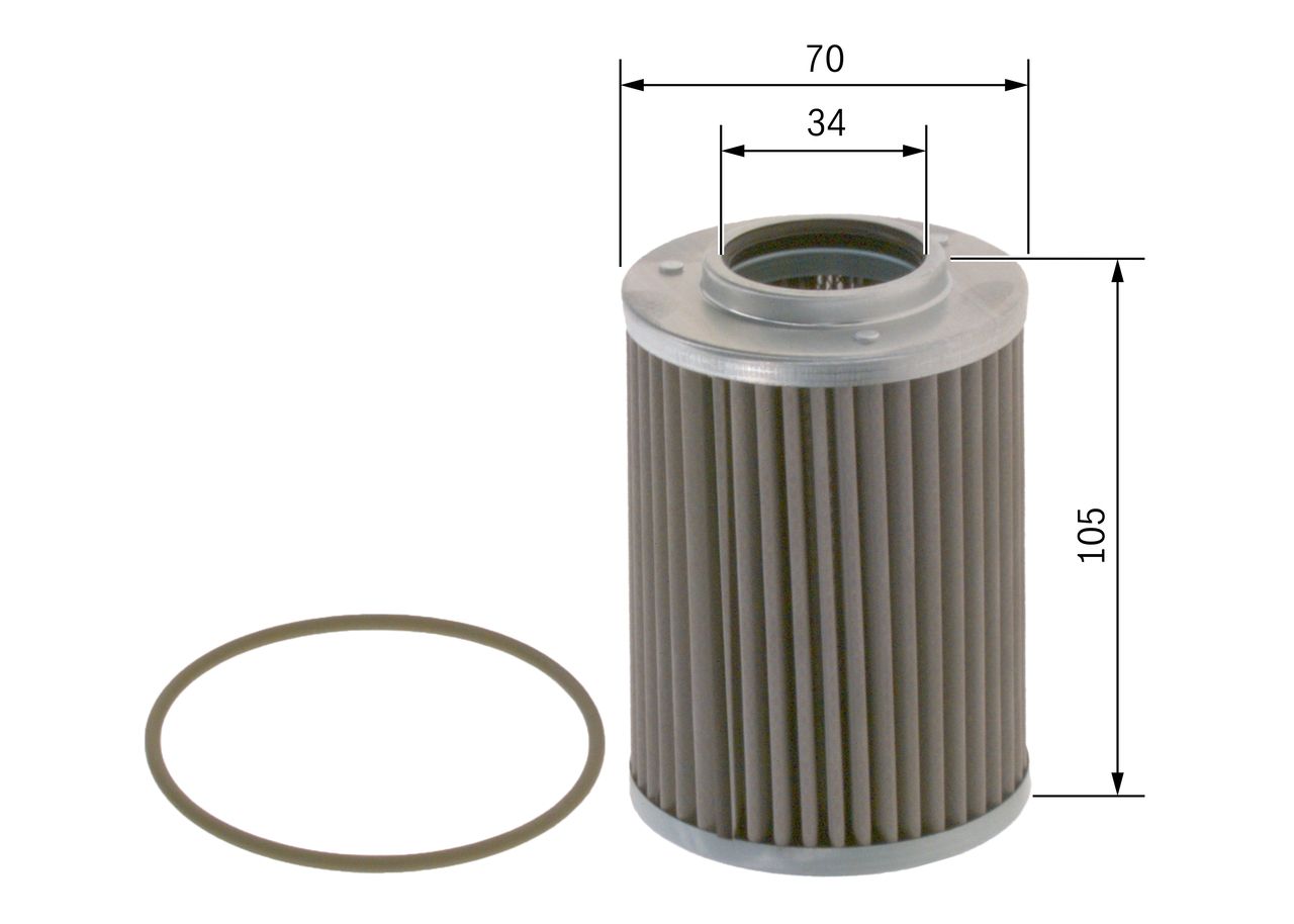 Filtro hidráulico, transmisión automática
