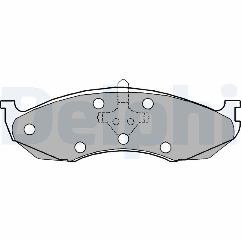 Brake Pad Set, disc brake LP1615